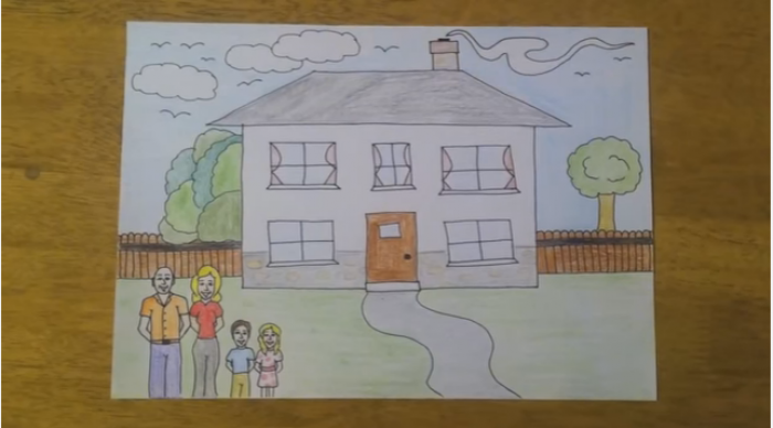 Ja si ta vizatoni një shtëpi (Video)