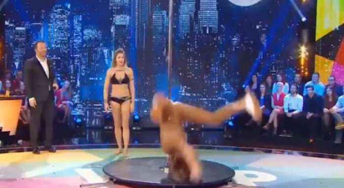 Ish “Miss Franca” provon striptizin, e pëson keq (Video)