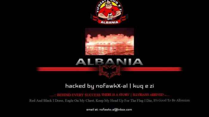 Hakerat shqiptarë sulmojnë faqen e internetit të policisë angleze
