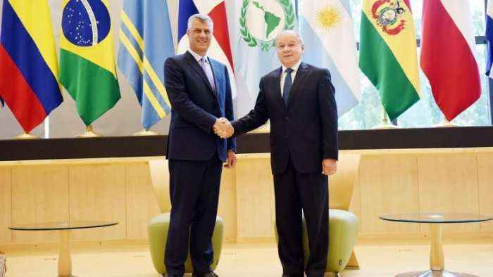 Thaçi kërkon thellimin e bashkëpunimit me Parlamentin e Amerikës Latine