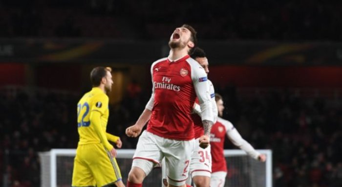 ​Arsenal shënon gjashtë gola në fitoren ndaj BATE (Video)