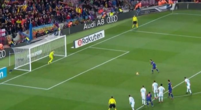Penalti për Barcelonën, çfarë bëri kështu Leo Messi