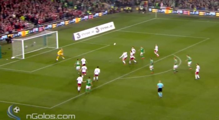 Ka gol në ndeshjen Irlandë – Danimarkë