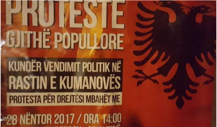 ​Protestë kundër dënimit politik ndaj Grupit të Kumanovës