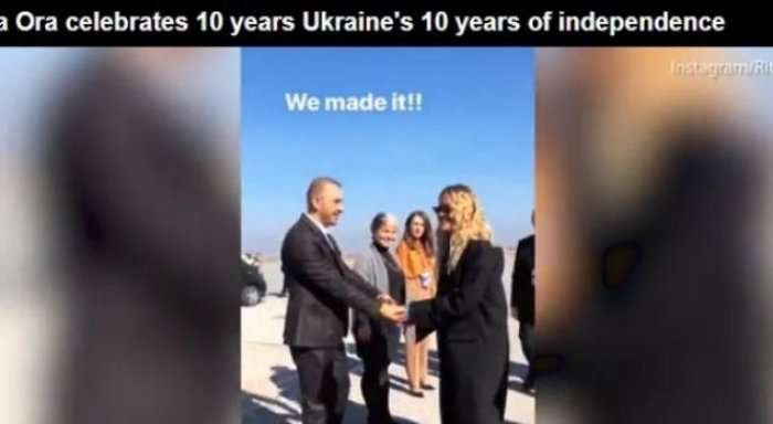 ‘Daily Mail’ e ngatërron Kosovën me Ukrainën, kur raporton për ardhjen e Rita Orës (Video)