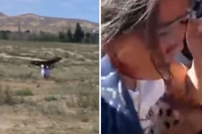 Pamje e tmerrshme: 8 vjeçarja sulmohet nga në shqiponjë gjigante (Video)