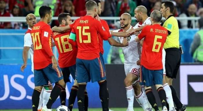 Dy gola të shpejt në ndeshjen Spanjë – Marok