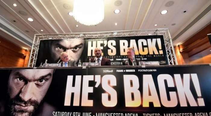 Zyrtare: Tyson Fury përballë boksierit shqiptar më 9 qershor në Manchester