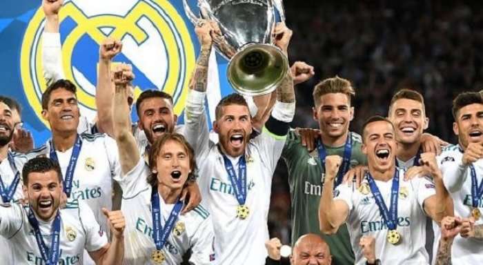 Renditja e UEFA-s për klube: Real Madridi i pari