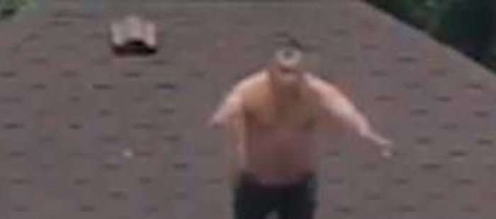 Pamje tronditëse, se si një njeri kërcen nga çatia e në pishinë (Video)