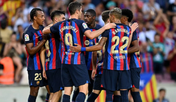Barcelona regjistron fitore të thellë ndaj Antwerpit