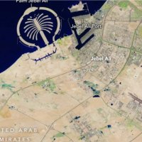 Pamje të Dubait nga hapësira – ja si dukej, para dhe pas përmbytjeve