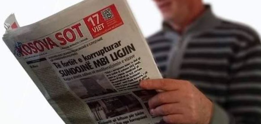 25 vjet më parë gazeta KOSOVA SOT shtypi shkronjat e arta të Lirisë dhe Demokracisë për një Shtet Ligjor