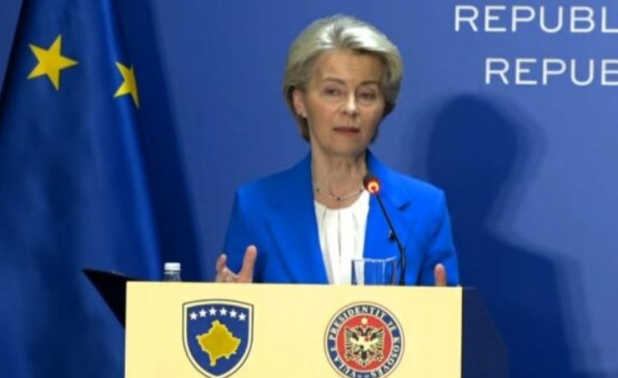 Ursula von Der Leyen e fshin videon me hartën evropiane pa Kosovën