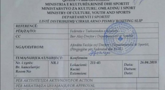Federata e Taekwondo'së i reagon Komitetit Olimpik të Kosovës për Lojërat Mesdhetare