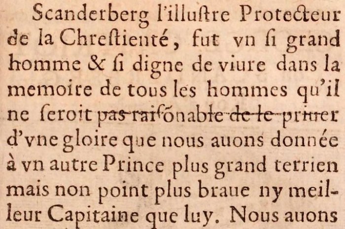 Vepra e historiografit francez botuar në Paris më 1665: 'Gjergj Kastrioti ose Skënderbeu, Mbreti i Shqipërisë.'