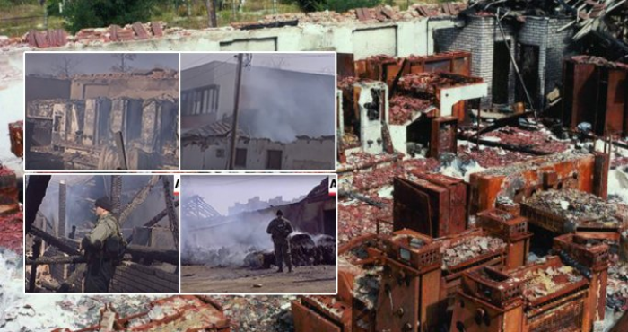 Momentet e tmerrit nga djegia e shtypshkronjës së “Kosova Sot”, kjo ishte hakmarrja e Millosheviqit për bombardimet e NATO-s (Foto/Video)