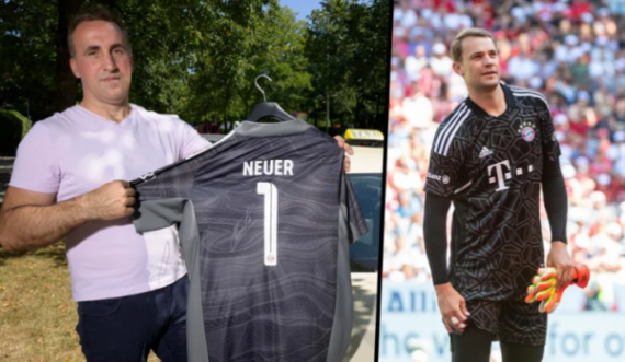 Taksisti shqiptar tregon se e shiti fanellën që ia dha Neueri, e zbulon edhe shumën e parave që i fitoi