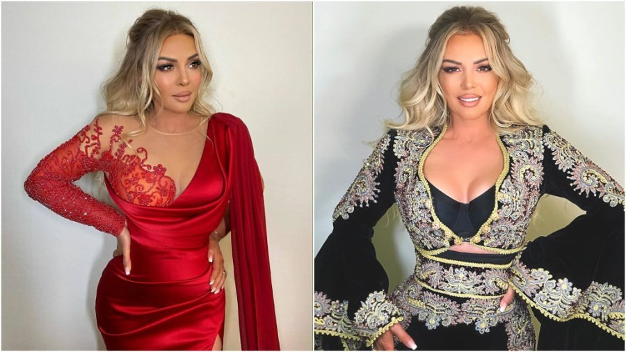 Violeta nuk po di të plaket, me pamjen dhe fustanin e saj duket si vajzë e re