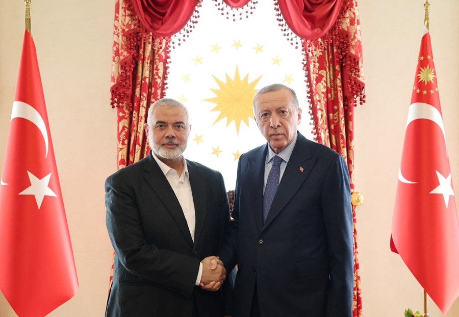 Erdogan takohet me liderin e Hamasit në Stamboll