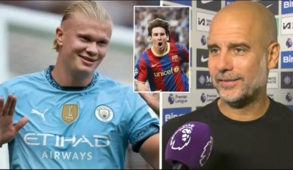 Guardiola e krahason Haalandin me Leo Messin: Të shënosh këta gola është e pabesueshme