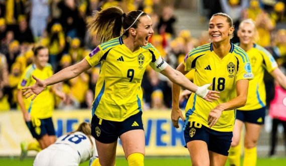 Kosovare Asllani i shënoi gol Serbisë duke triumfuar me Suedinë