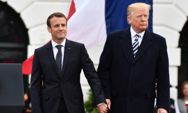 Katedralja Notre Dame i bën bashkë Trumpin dhe Macronin