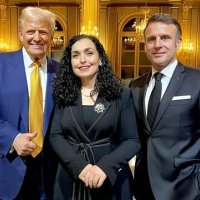 Osmani publikon fotografi me Trump dhe Macron: Aleanca euroatlantike