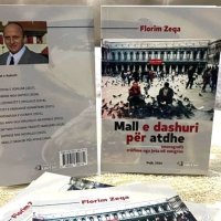 Doli nga shtypi libri 'MALL E DASHURI PËR ATDHE' i autorit Florim Zeqa