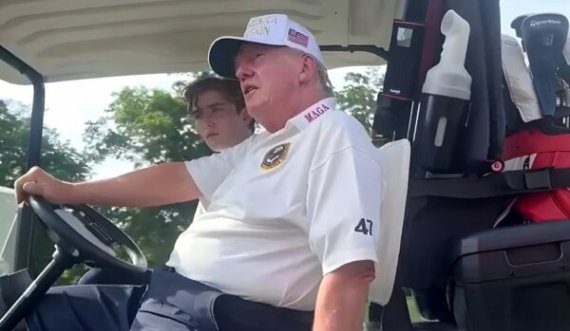 Del video e Trump duke e sharë Biden dhe Harris: Janë një grumbull mbeturinash