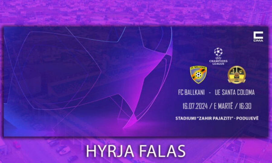 Ballkani jep lajmin e mirë për tifozët, biletat për ndeshjen kthyese ndaj Santa Colomas do jenë falas