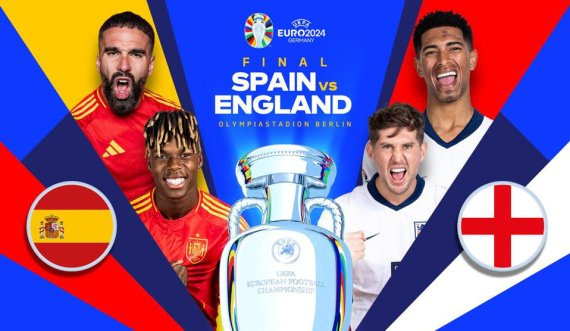 Janë publikuar formacionet zyrtare të finales Spanjë – Angli në 'EURO 2024'