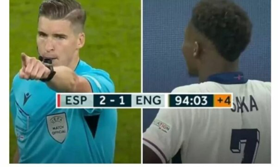 Është zbuluar se sa kohë ka qenë topi në lojë gjatë kohës së ndalimit në finalen e Euros