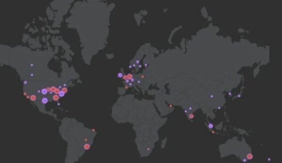 Publikohet harta e botes: Nga Australia, SHBA dhe Europa, të gjitha shtetet që u prekën nga rënia e sistemeve të IT
