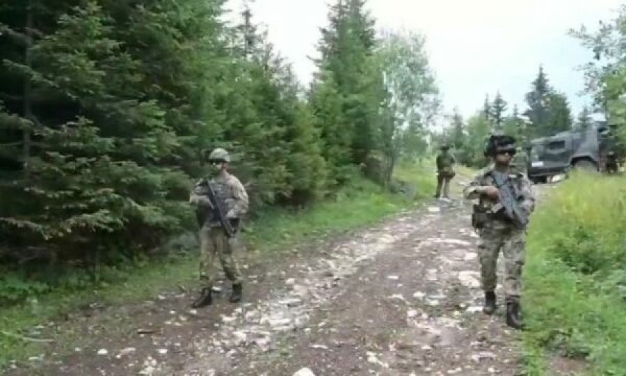KFOR-i publikon video nga kufiri me Serbinë