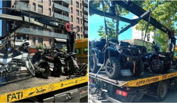 Aksion policor në Ferizaj,  konfiskon 27 motoçikleta dhe skuterë