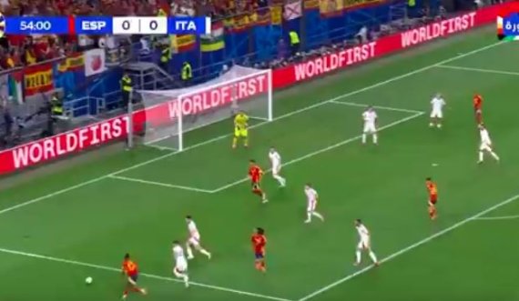 Spanja e ka mbyllur me rezultat 1-0 pjesën e parë ndaj Shqipërisë