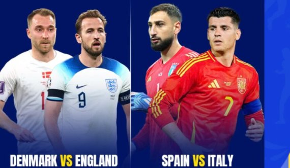 Sot luhen tre ndeshje të radhës në Euro 2024: Vëmendja në sfidën Itali – Spanjë