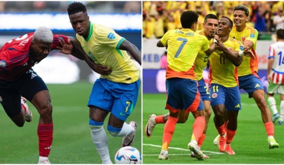 Brazili e nis me barazim në Copa America, Kolumbia e mposhti Paraguain