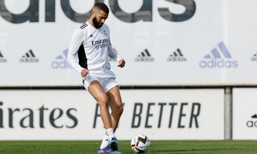 Benzema i bashkohet Real Madridit në stërvitje