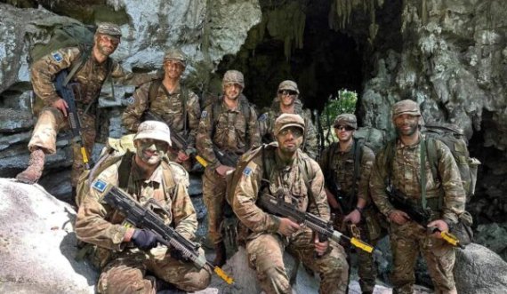 Maqedonci publikon pamje të ekipit të FSK’së që po trajnohen me Ushtrinë Britanike në Belize