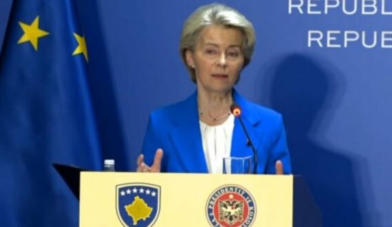 Ursula von Der Leyen, e fshin videon me hartën evropiane pa Kosovën