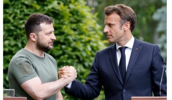 Zelensky dhe Macron flasin për hyrjen e trupave franceze në Ukrainë