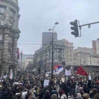 BE-ja, Amerika dhe protestat studentore në Serbi